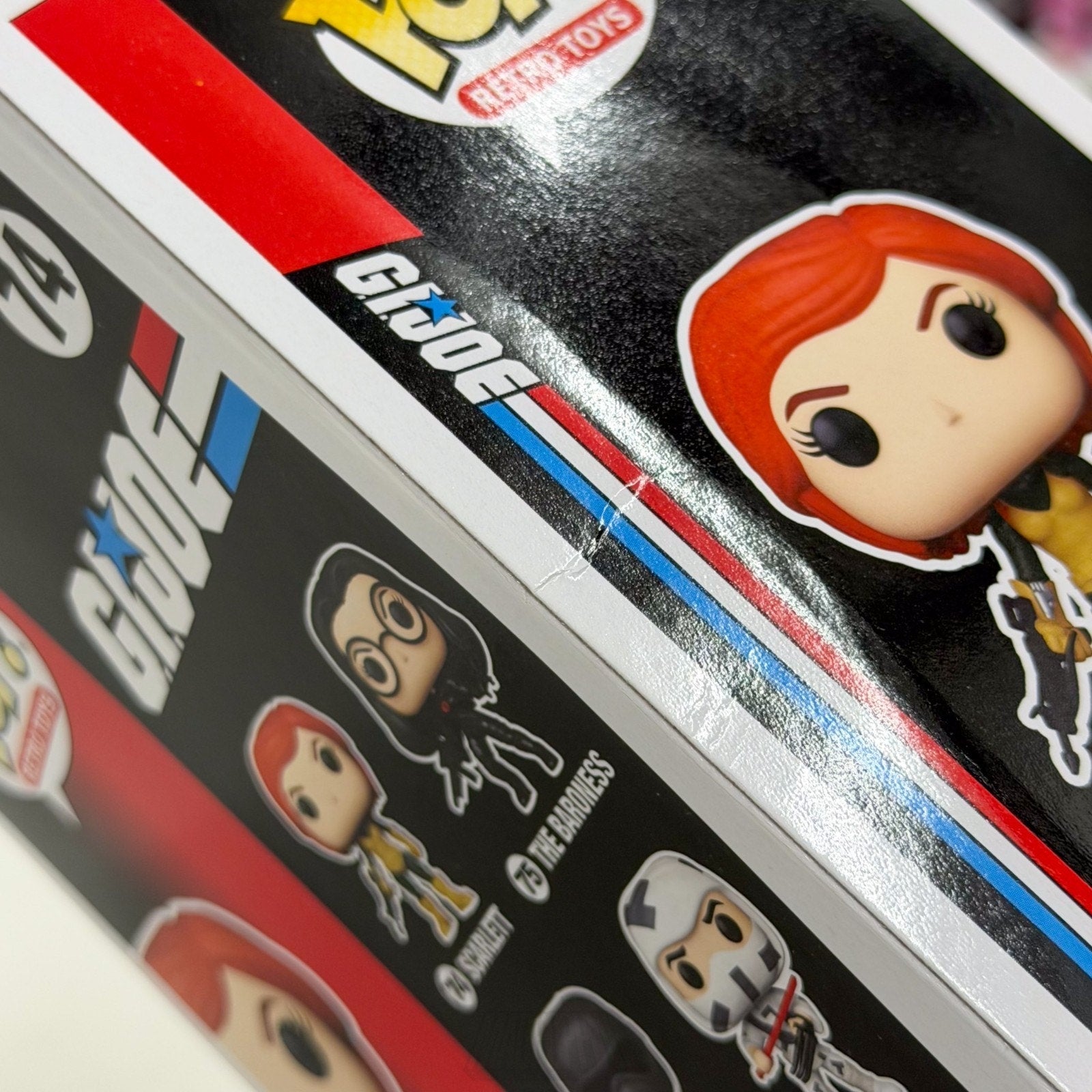 Funko Pop Retro Toys GI Joe Real American Hero Scarlett 74 Cartoon 80s Figure