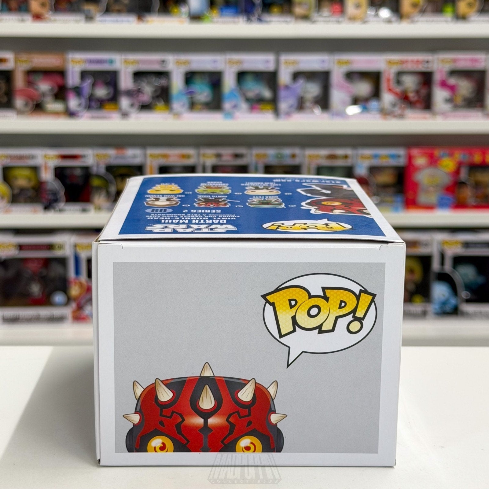 Funko Pop Star Wars Darth Maul Blue Box 09 Sith Lord Dark Side Toy Vinyl Figure