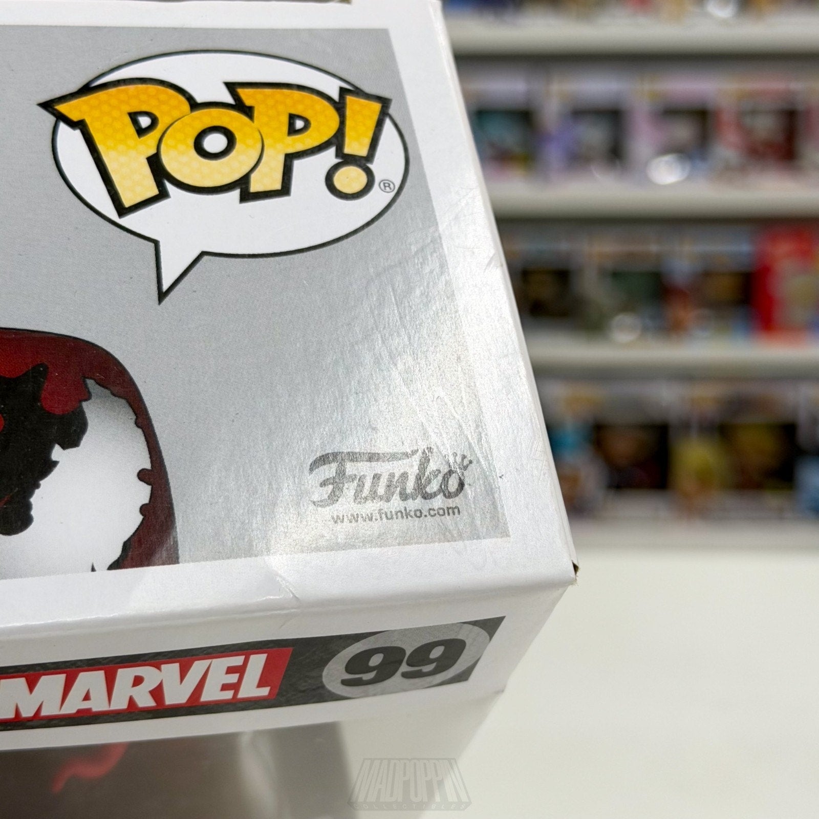 Funko Pop Marvel Carnage Hot Topic Exclusive 99 Symbiote Spider-Man Toy Figure