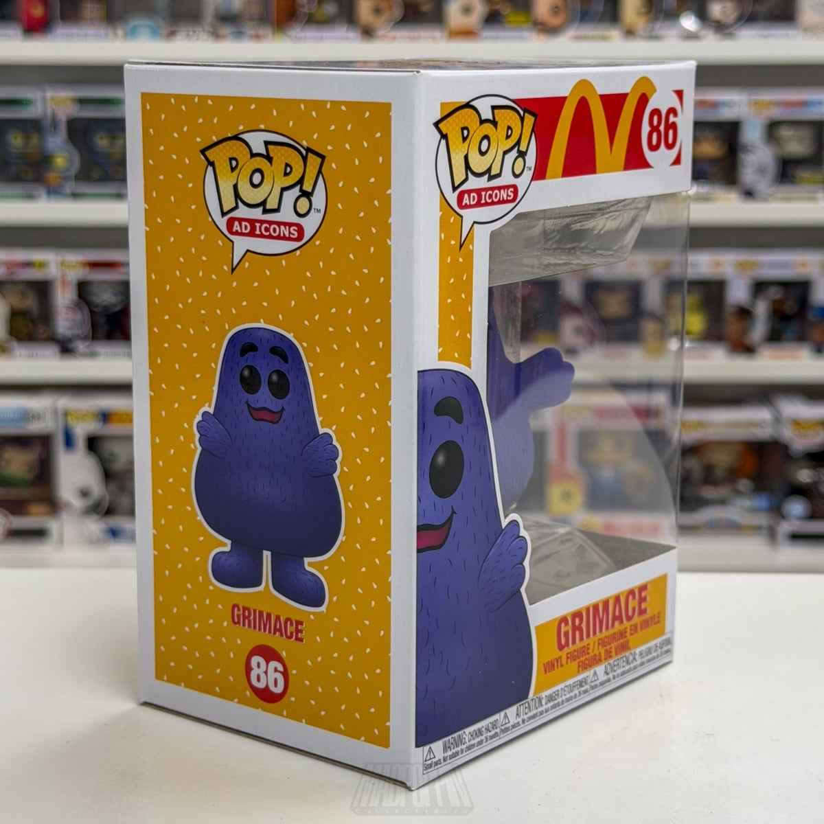 Funko Pop Ad Icons McDonalds Grimace 86 Burger Fast Food Restaurant Vinyl Figure