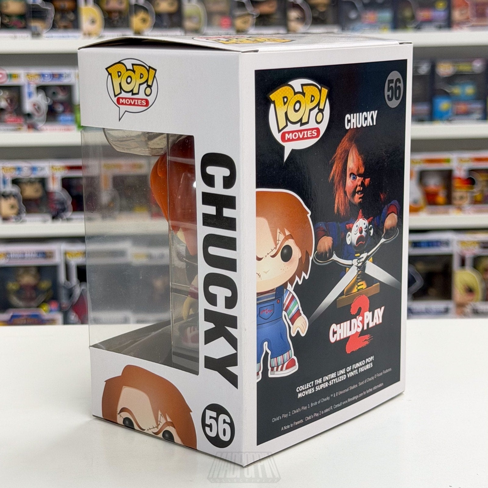 Funko Pop Movies Childs Play 2 Chucky 56 Good Guy Doll Horror Toy Vinyl Figure
