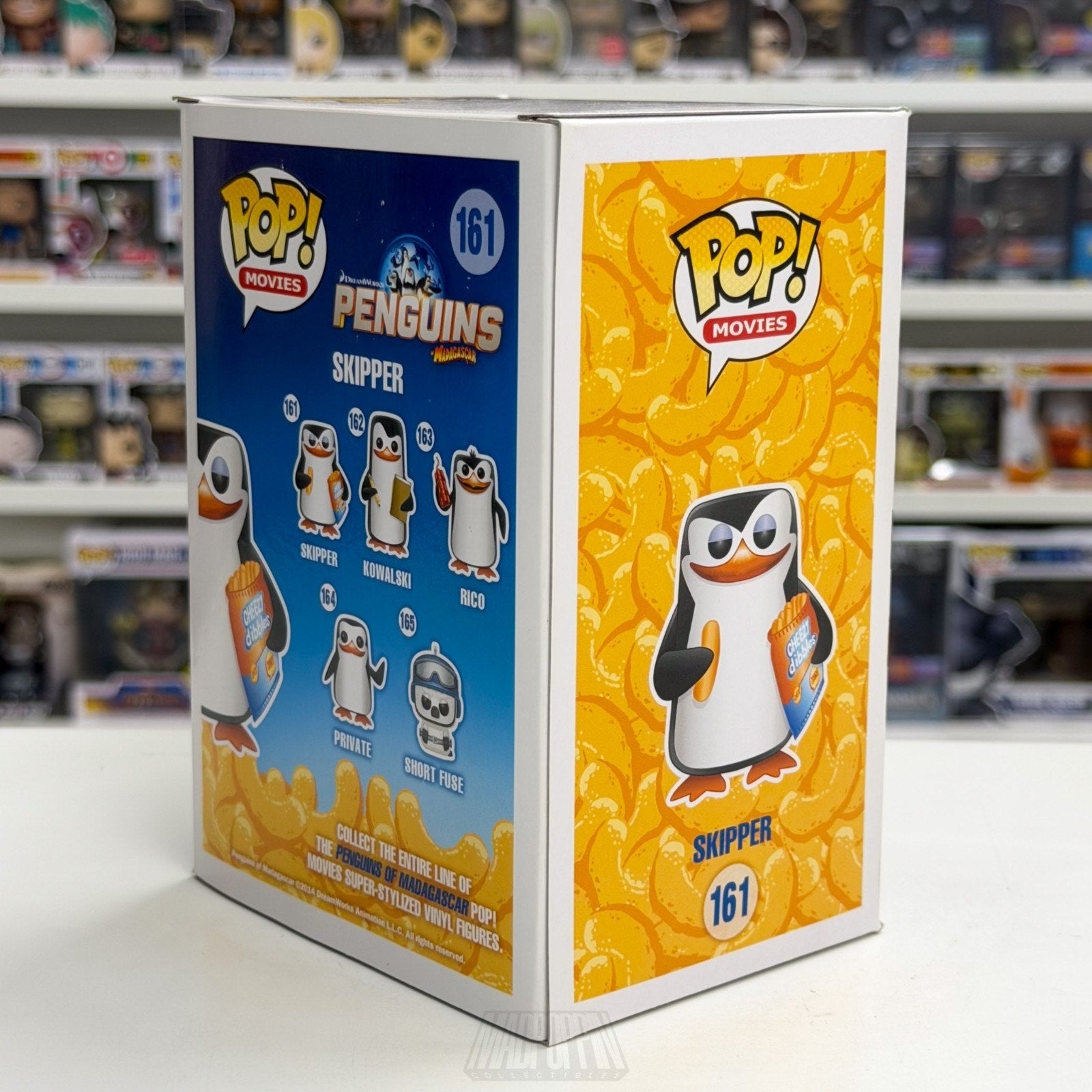 Funko Pop Movies Penguins Madagascar Skipper 161 Animation Comedy Vinyl Figure