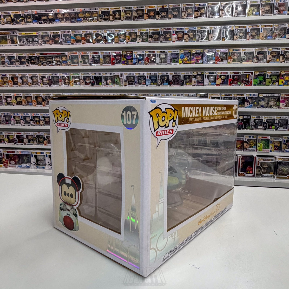 Funko Pop Disney Mickey Mouse Space Mountain Attraction Ride 107 Vinyl Figure