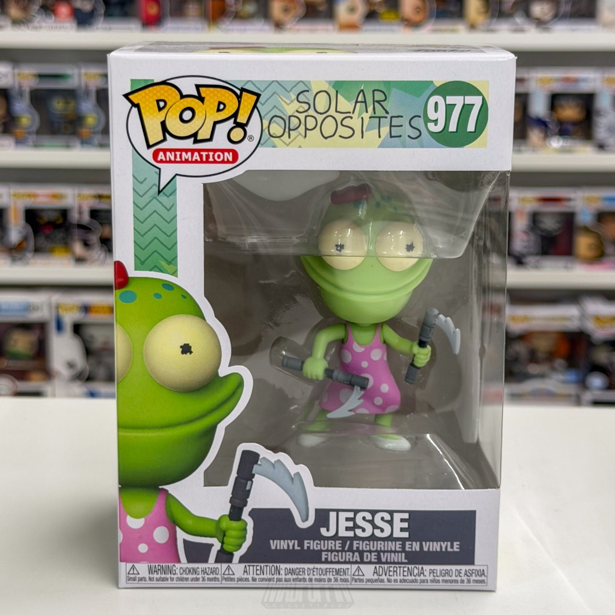 Funko Pop Animation Solar Opposites Jesse 977 TV Show Alien Family Vinyl Figure
