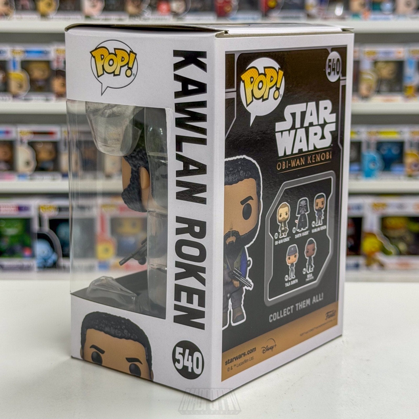 Funko Pop Star Wars Obi-Wan Kenobi Kawlan Roken 540 Disney+ Series Vinyl Figure