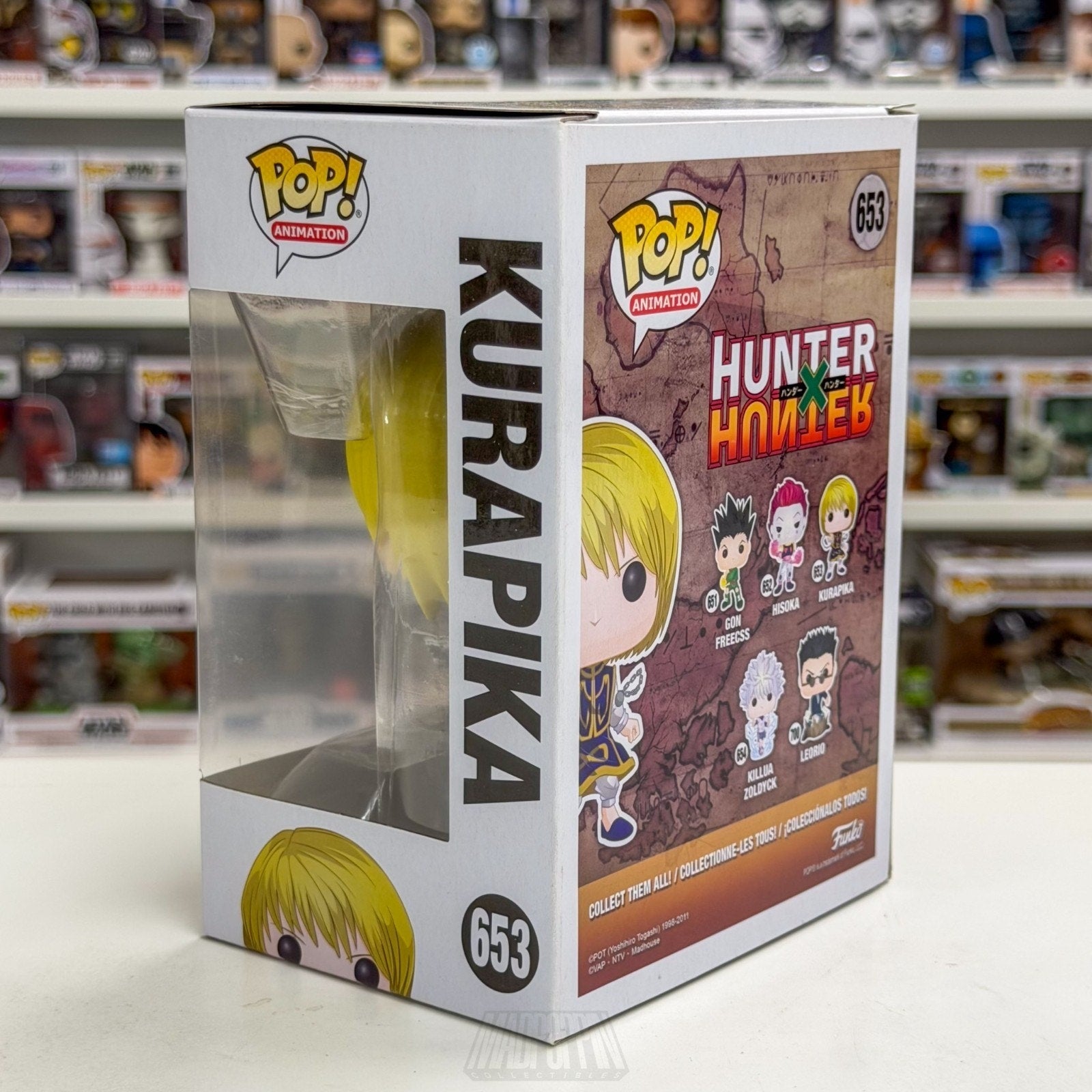 Funko Pop Anime Hunter x Hunter Kurapika 653 Japanese Manga Toy Vinyl Figure