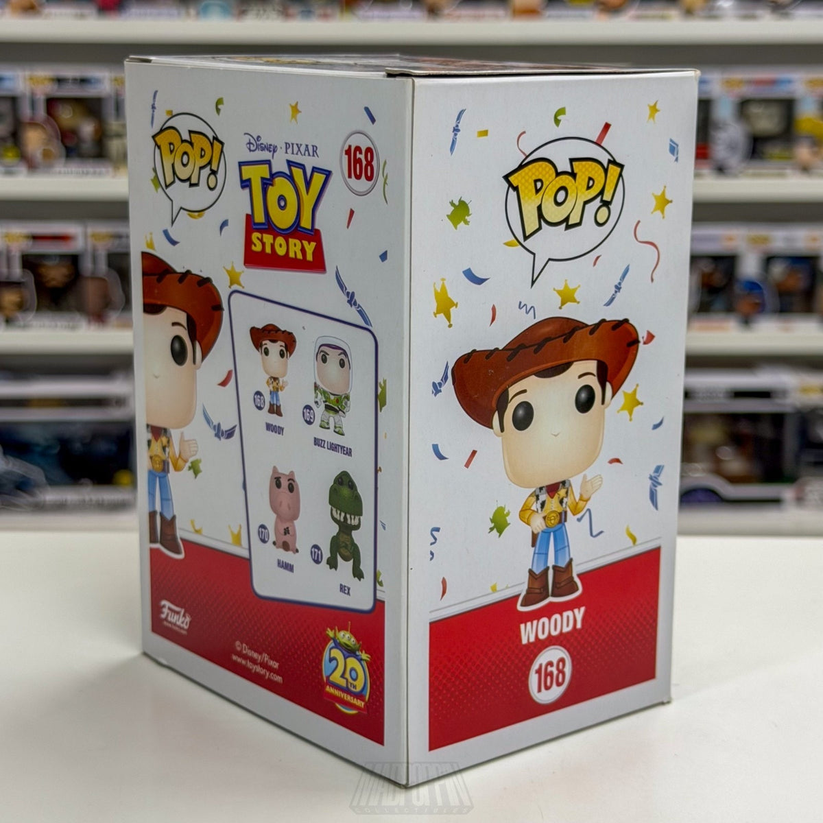 Funko Pop Disney Pixar Woody 20th Signed Auto Tom Hanks Beckett 168 Vinyl Figure
