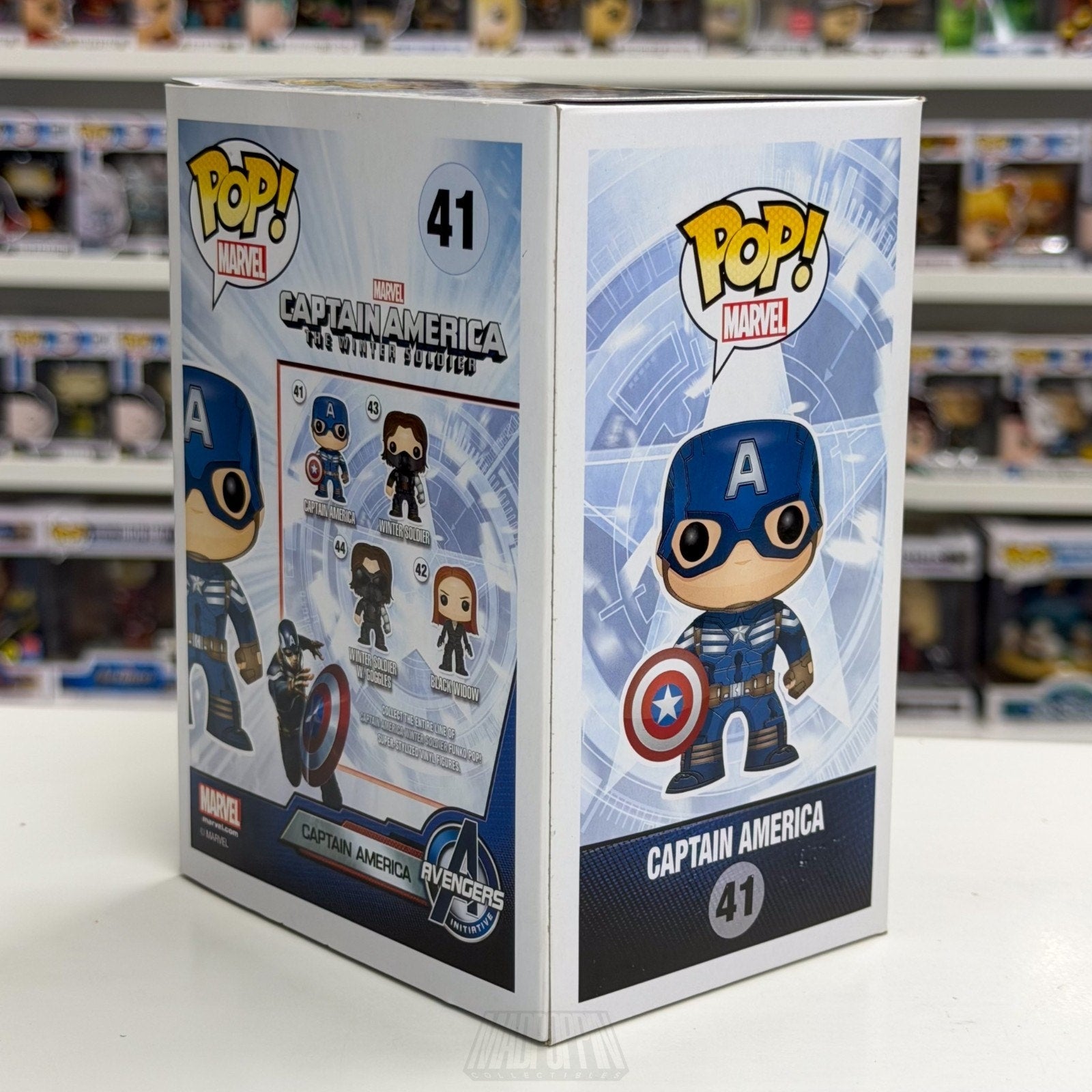 Funko Pop Marvel Captain America Winter Soldier 41 MCU Superhero Vinyl Figure