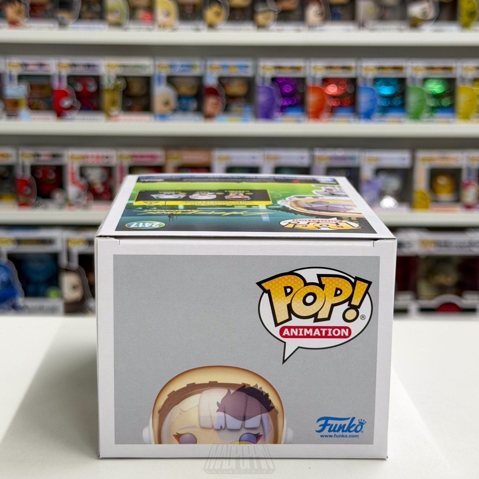 Funko Pop Animation Cyberpunk Edgerunners Lucy 2417 SDCC 2026 Toy CON STICKER
