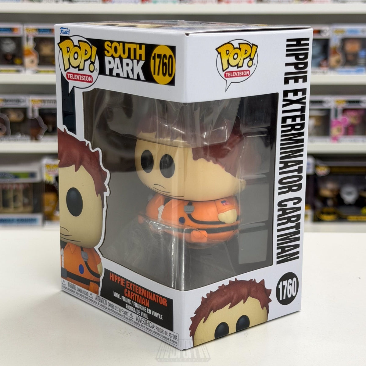 Funko Pop TV South Park Hippie Exterminator Cartman 1760 Animation Vinyl Figure