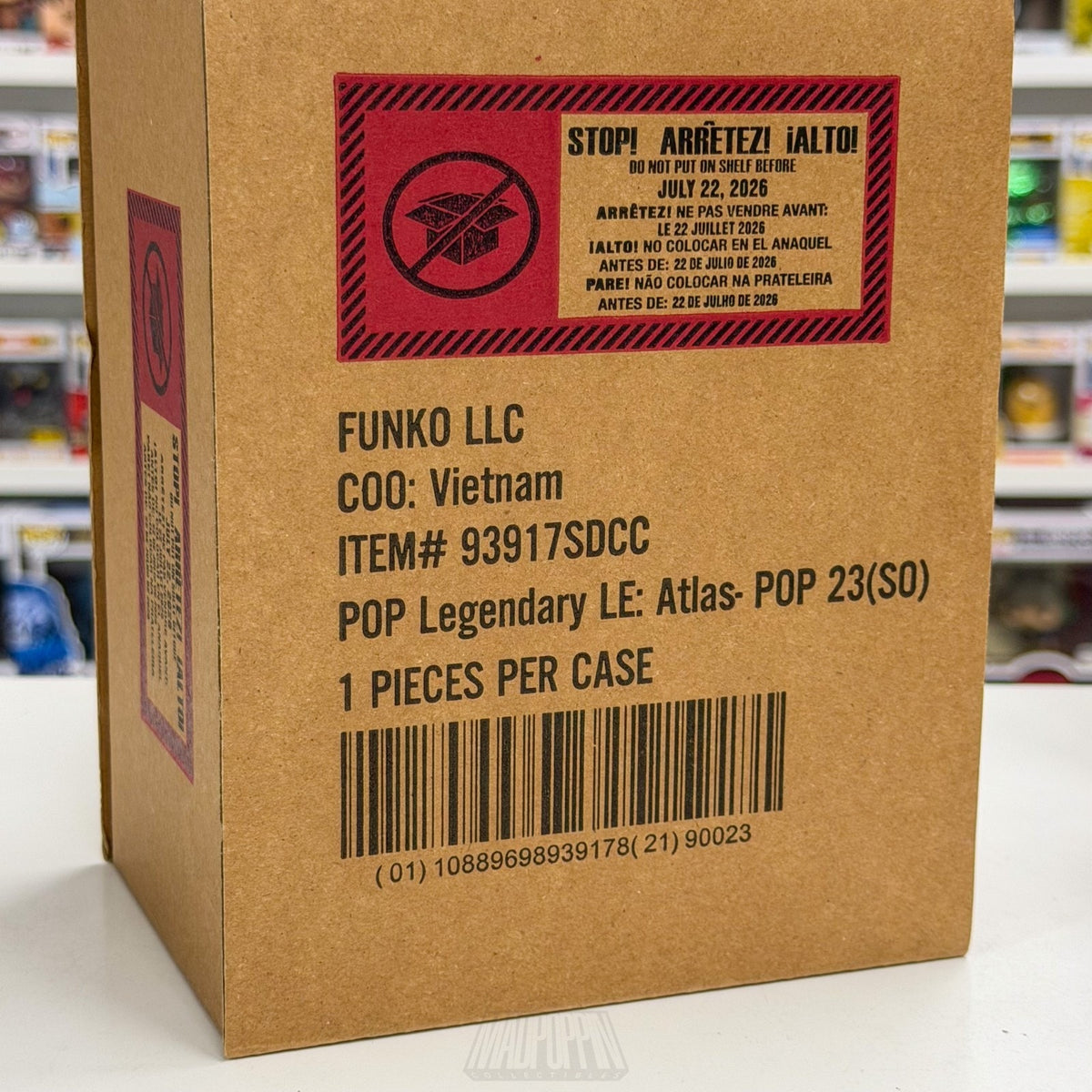Funko Pop DC Super Heroes Absolute Superman 631 LE 1000 SDCC 2026 CON STICKER