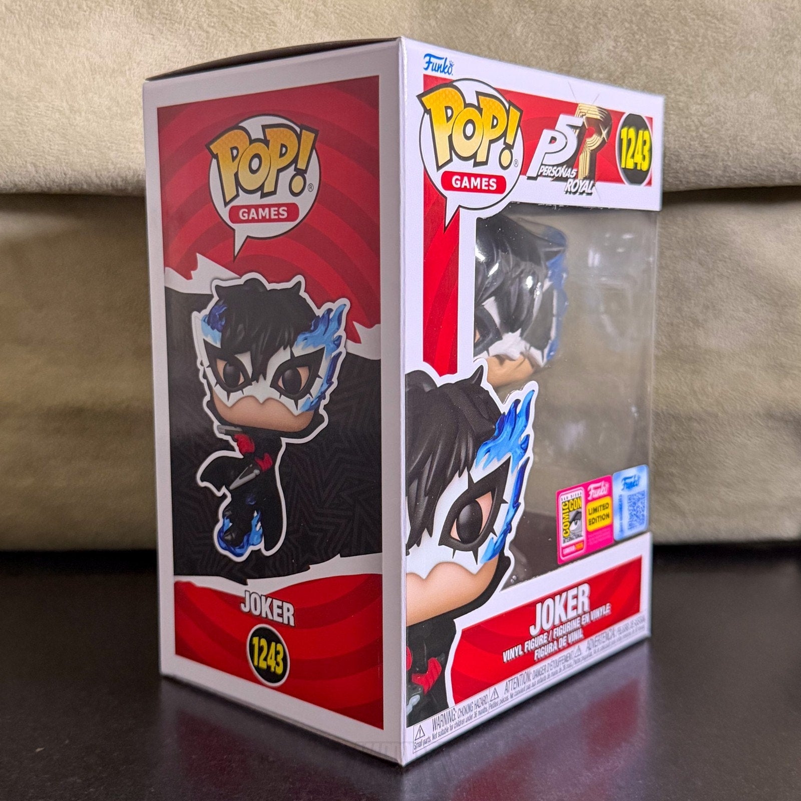 Funko Pop Games Persona 5 Joker 1243 SDCC 2026 Royal Video Toy Vinyl Figure