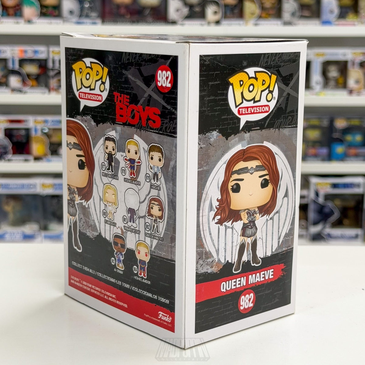 Funko Pop TV The Boys Queen Maeve 982 Seven Vought Warrior Supe Toy Vinyl Figure