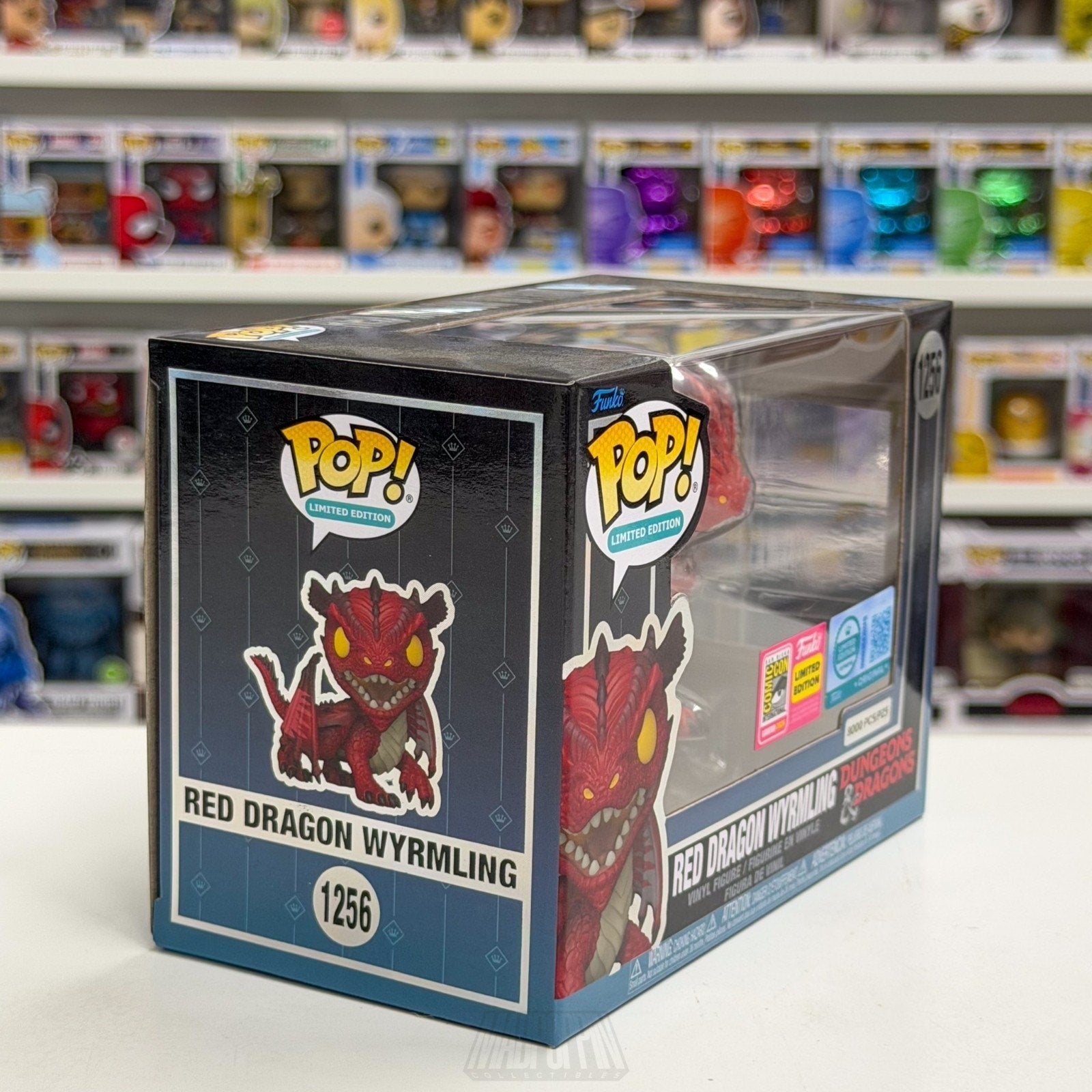 Funko Pop Games Dungeons Dragons Red Dragon Wyrmling 1256 SDCC 2026 CON STICKER