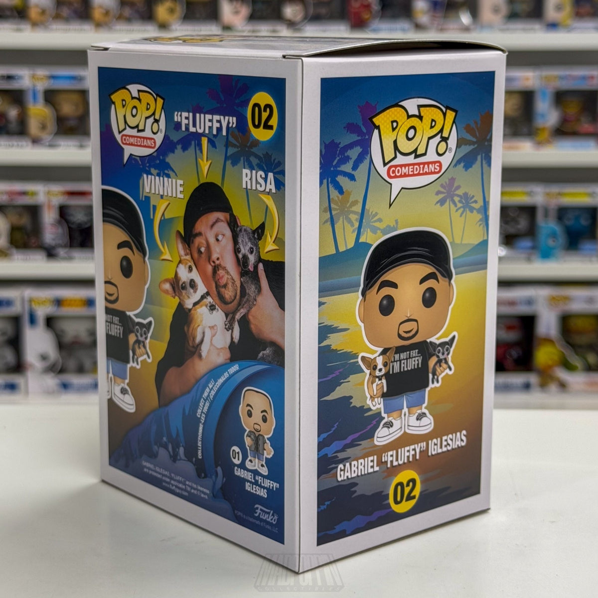 Funko Pop Comedians Gabriel Fluffy Iglesias Signed Auto JSA 02 Toy Vinyl Figure