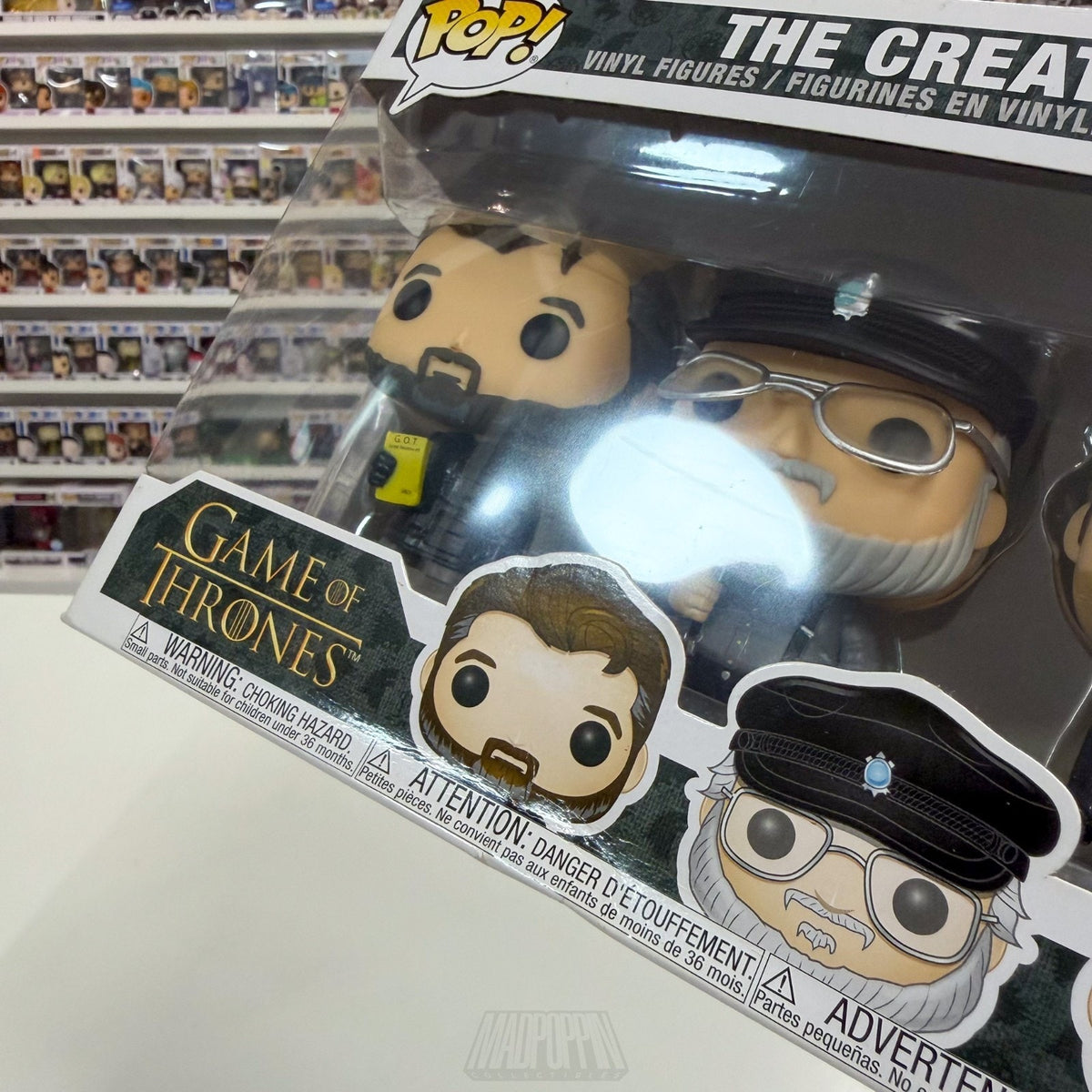 Funko Pop TV HBO Game of Thrones The Creators NYCC Excl 3 Pack Toy Vinyl Figure