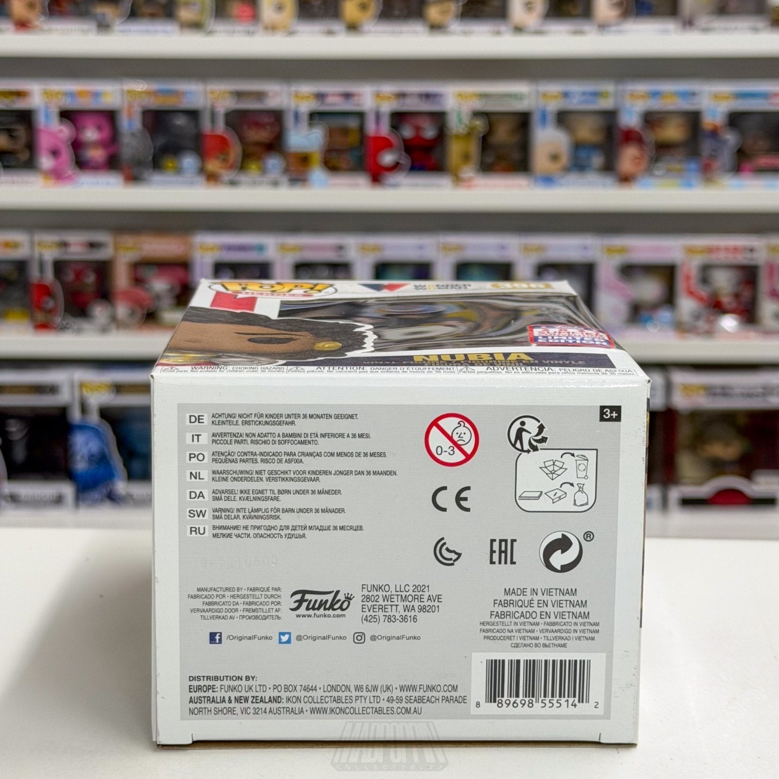 Funko Pop DC Super Heroes Wonder Woman Nubia FunKon 396 Amazon Warrior Figure