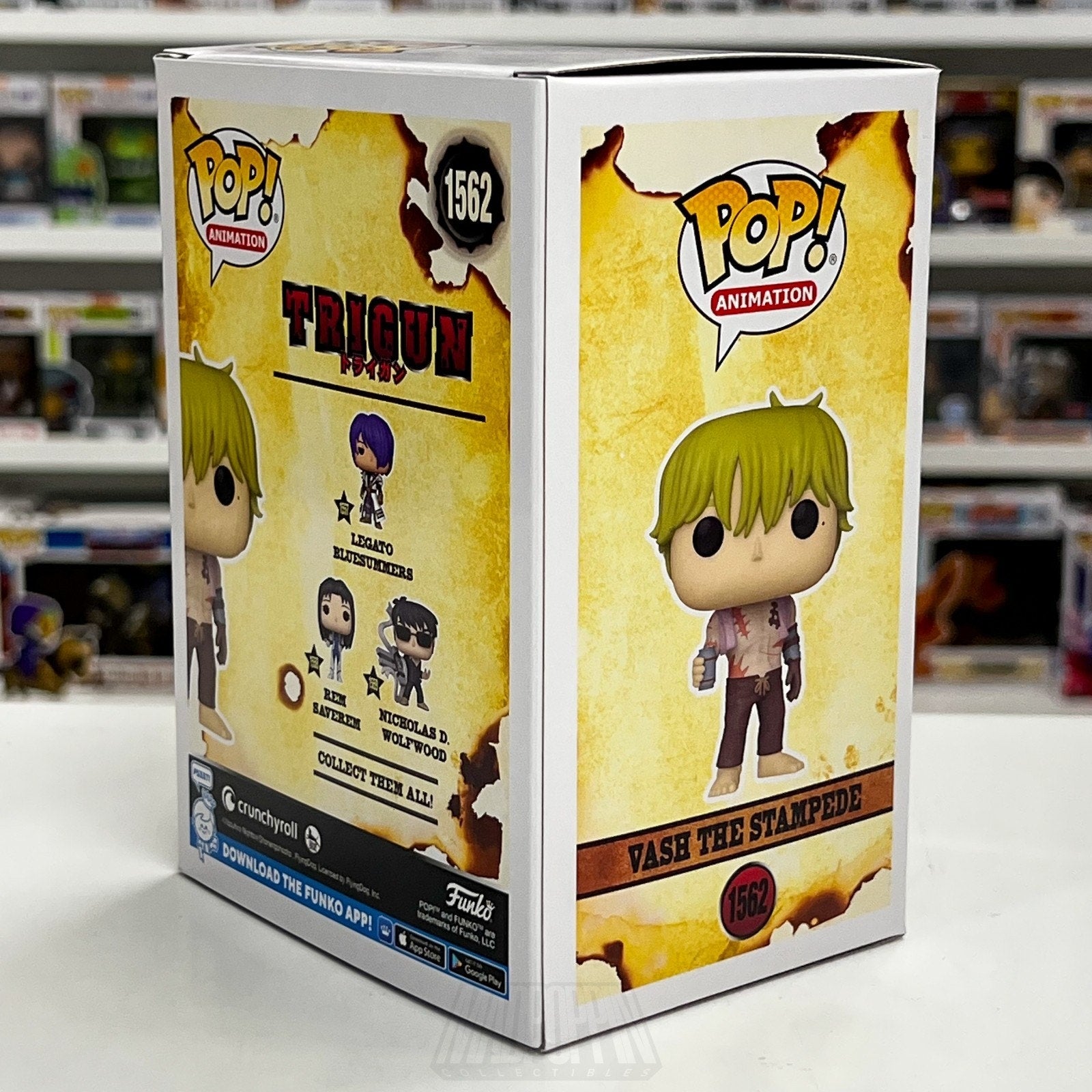 Funko Pop Anime Trigun Vash The Stampede PX 1562 Humanoid Manga Toy Vinyl Figure
