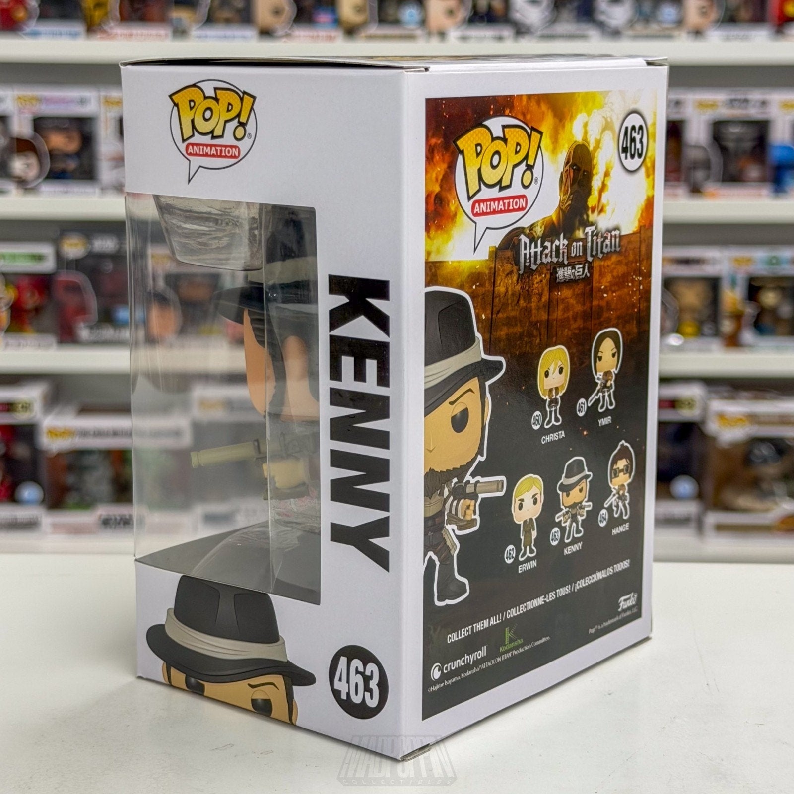 Funko Pop Anime Attack on Titan Kenny Ackerman 463 Japanese Manga Vinyl Figure