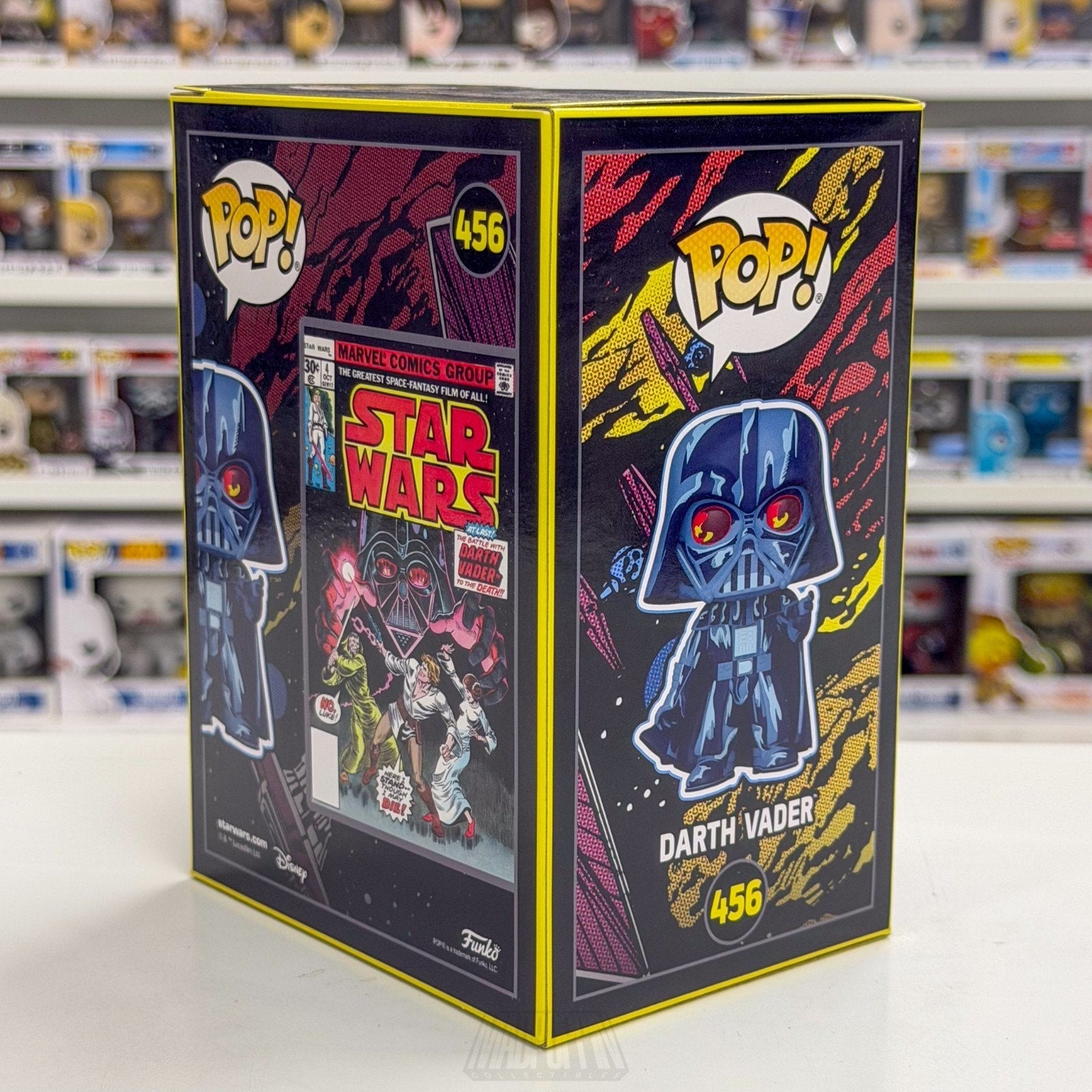 Funko Pop Star Wars Retro Darth Vader Special Edition 456 Sith Jedi Vinyl Figure