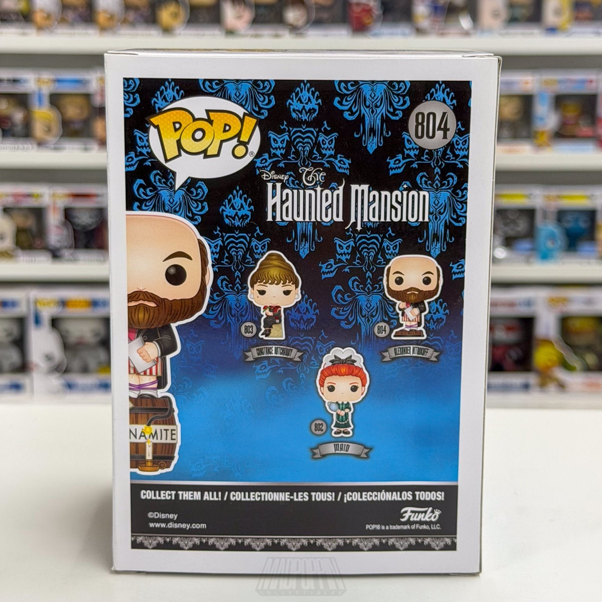 Funko Pop Disney Haunted Mansion Alexander Nitrokoff Dynamite Chase 804 Figure