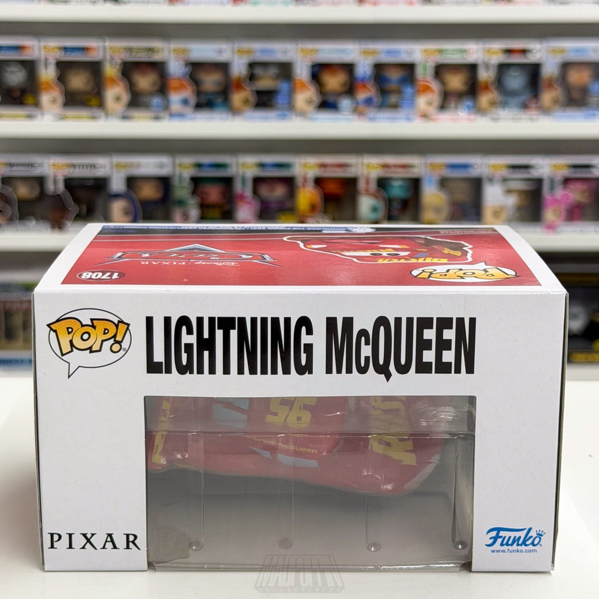 Funko Pop Disney Cars Lightning McQueen Toy Temple 1708 Racing Animation Figure