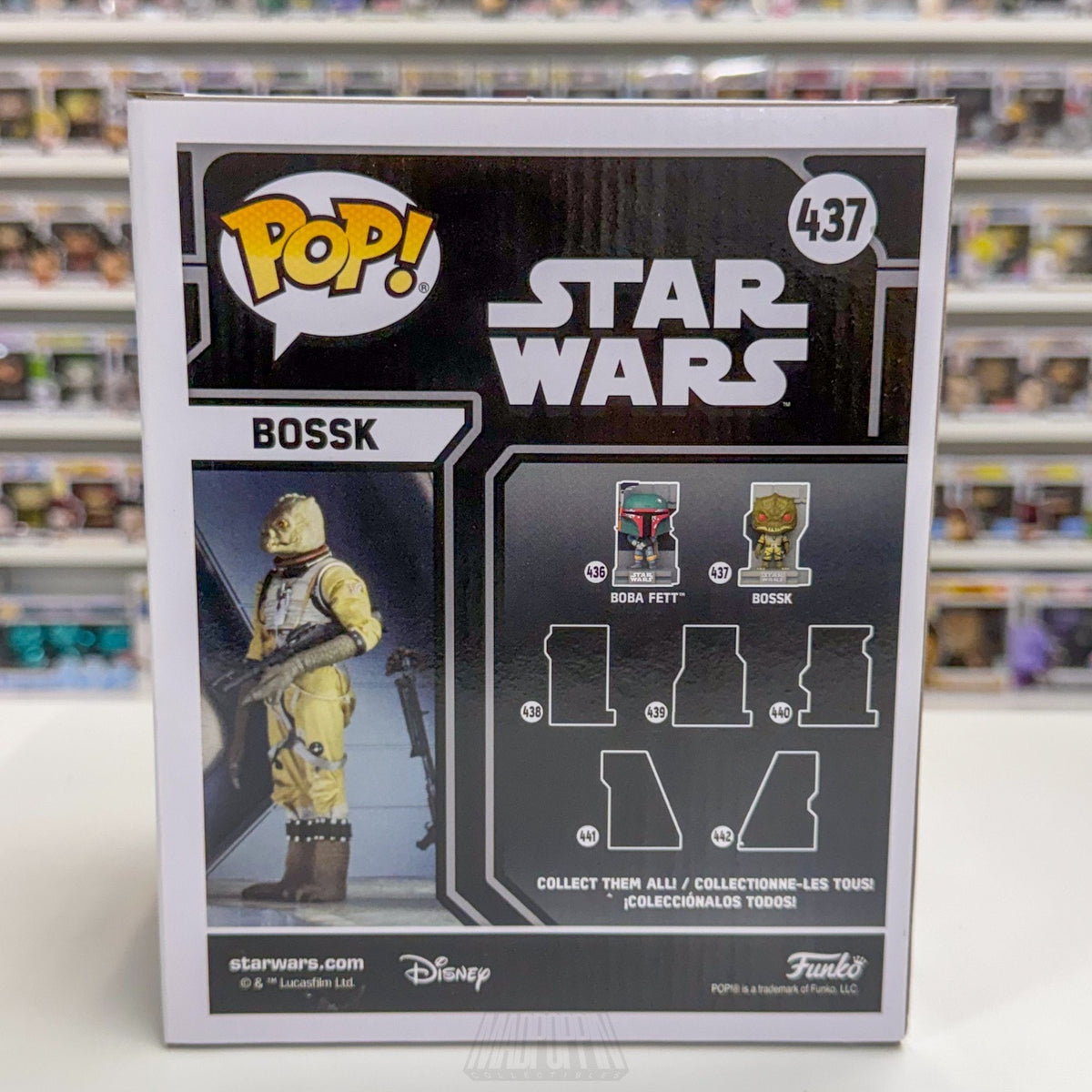 Funko Pop Star Wars Bounty Hunters Collection Bossk GameStop 437 Vinyl Figure