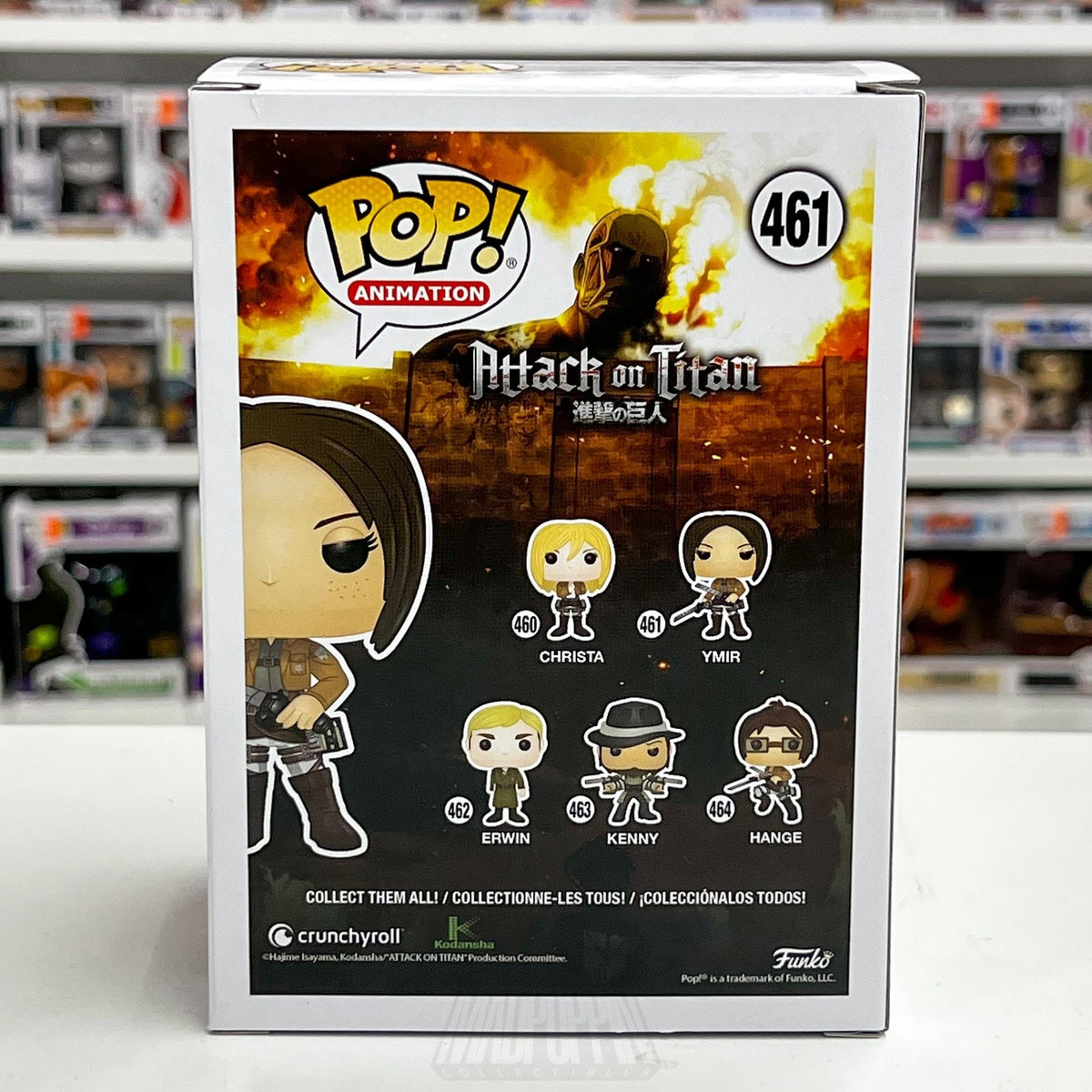 Funko Pop Anime Attack On Titan Ymir 461 Vinyl Figure AOT Animation Manga Toy
