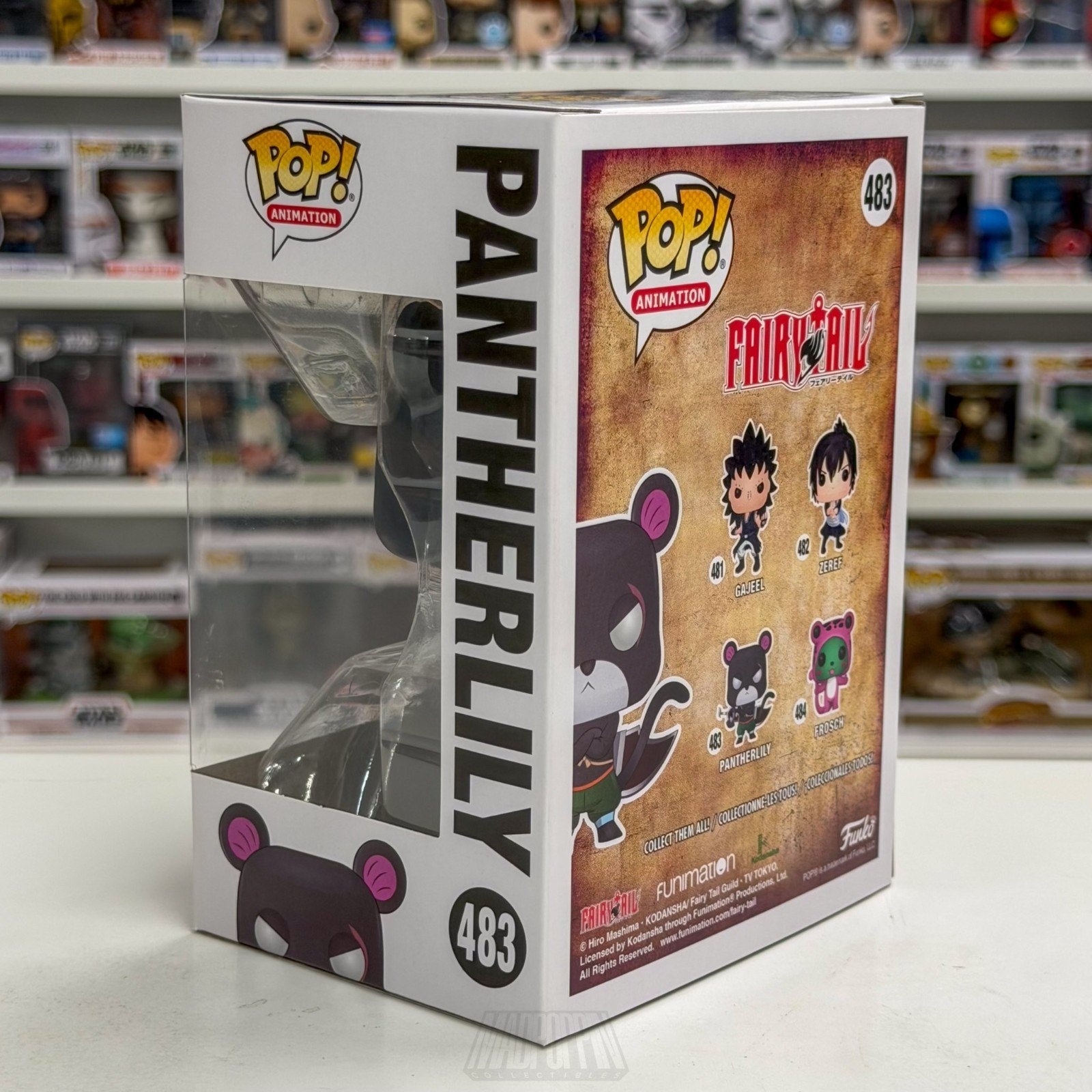 Funko Pop Anime Fairy Tail Pantherlily 483 Japanese Manga Wizards Vinyl Figure