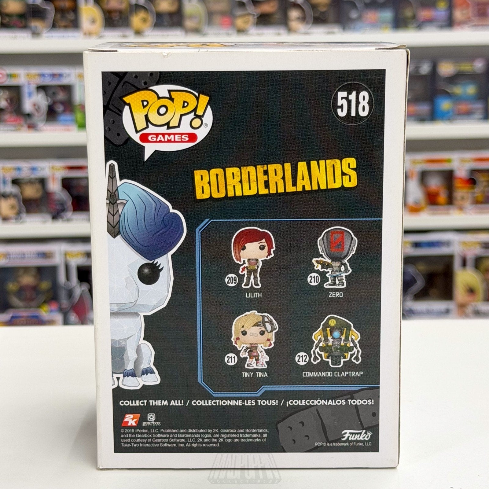 Funko Pop Games Borderlands Butt Stallion NYCC 518 Diamond Pony Toy Vinyl Figure