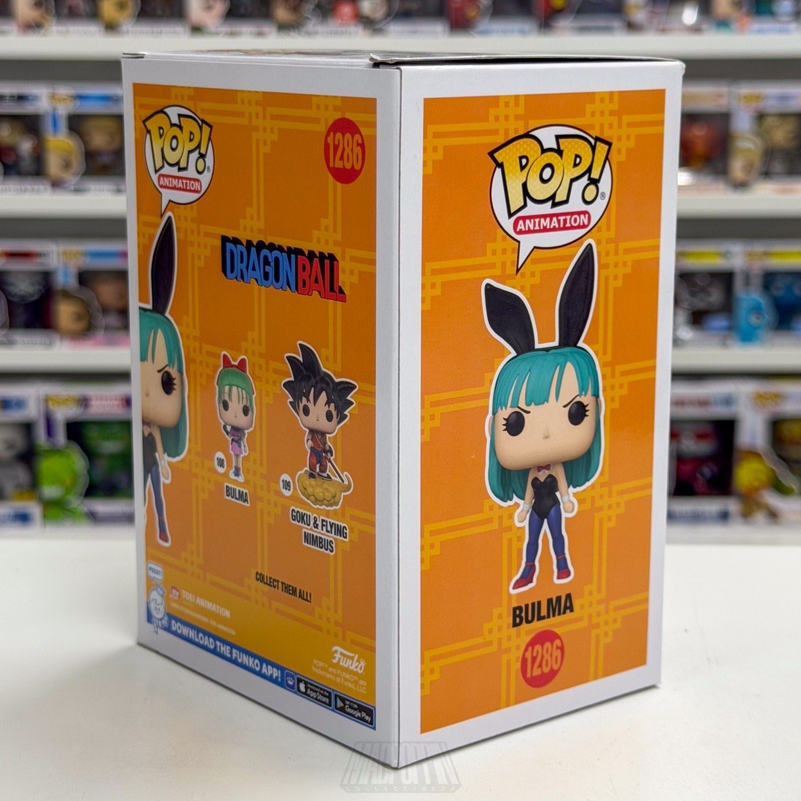 Funko Pop Anime Dragon Ball Bulma Bunny FYE 1286 Japanese Manga Toy Vinyl Figure