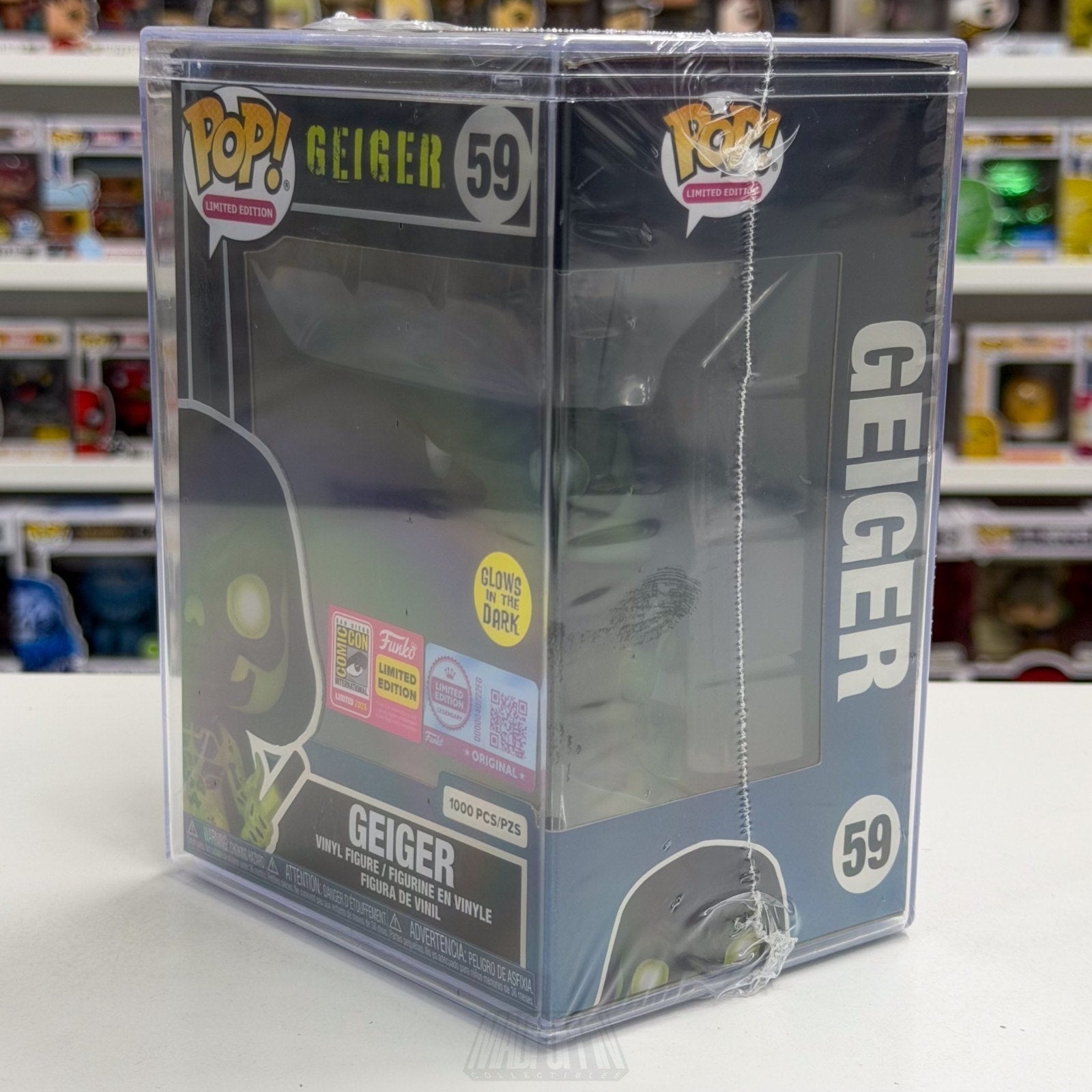 Funko Pop Comics Tariq Geiger Glow 59 LE 1000 PCS SDCC 2026 Toy CON STICKER