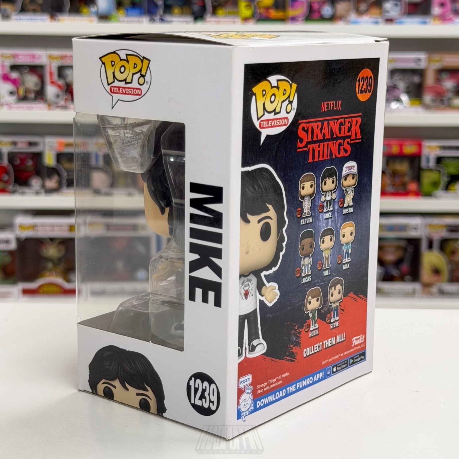 Funko Pop TV Stranger Things Mike Hellfire Club Shirt 1239 Season 4 Vinyl Figure