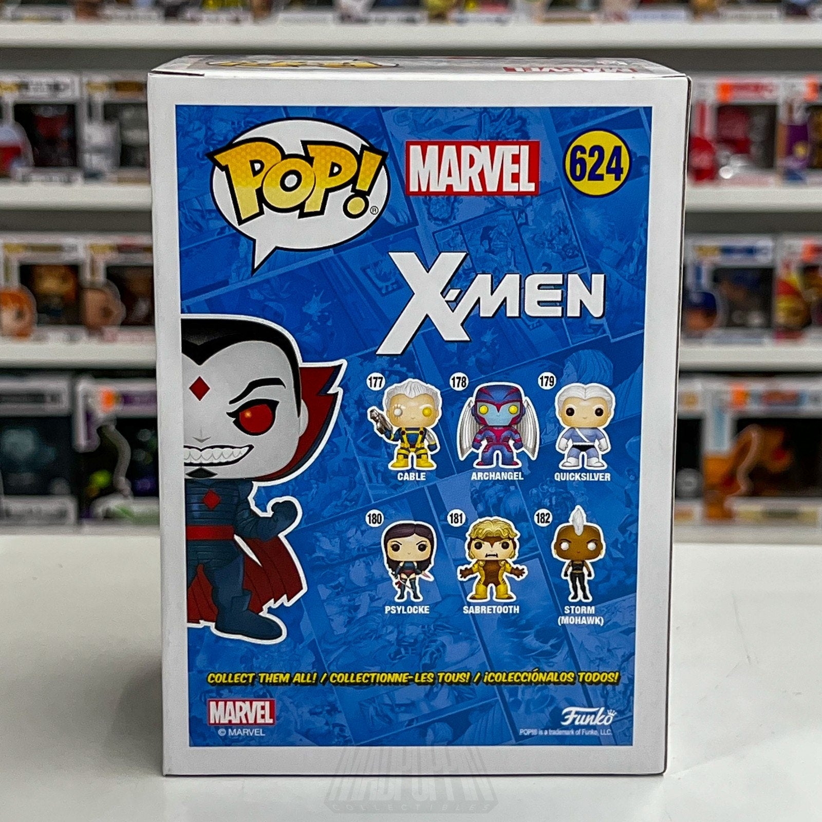 Funko Pop Marvel X-Men Mister Sinister Metallic Walmart 624 Villain Vinyl Figure