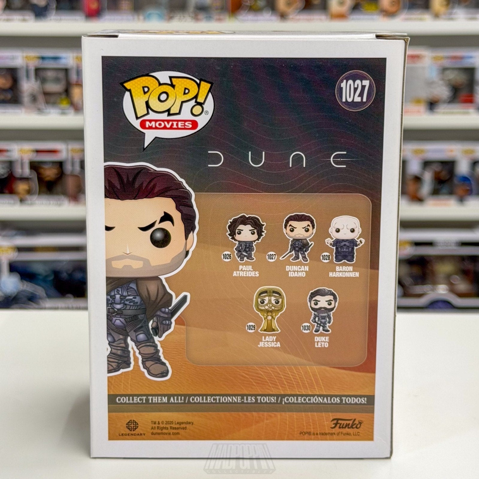 Funko Pop Movies Dune Duncan Idaho 1027 Sci-Fi Epic Space Opera Toy Vinyl Figure